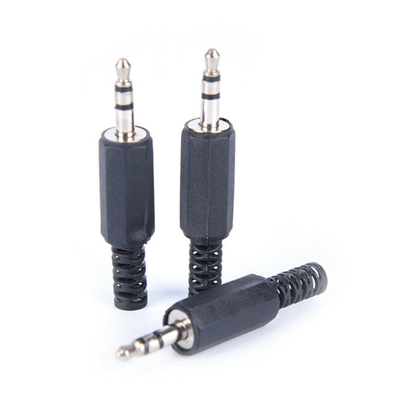 10pcs/lot 3.5mm audio male plug jack adapter stereo connector headphone,E.ES