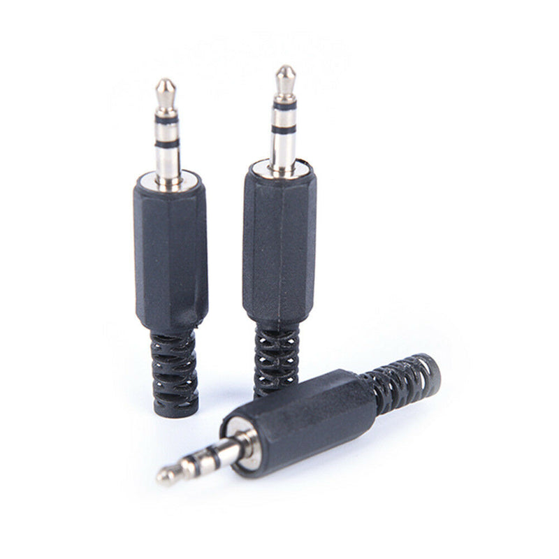 10pcs/lot 3.5mm audio male plug jack adapter stereo connector headphone,E.ES