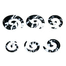 6 Sizes 00g,0g,2g,4g,6g,8g Spiral Ear Stretcher Taper Plug Tunnel Expanders Kit