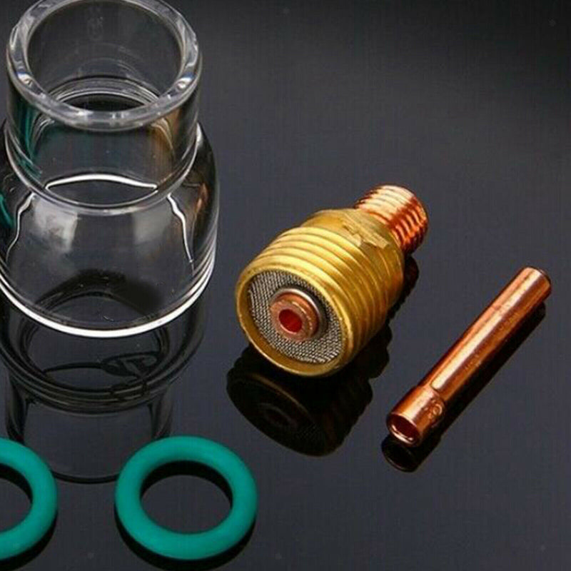 7pcs Torch TIG Welding Kit Collets Body Gas Lens Assorted for WP17 18 26 Set