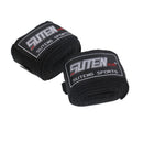 2Pcs Cotton Boxing Hand Wraps Bandages Muay Thai MMA Inner Gloves Black