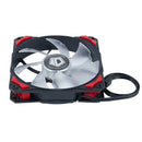 Controller Cooler Pl - 12025 120 Mm Led Fans 4 Pin Pwm Control (red)