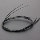 2 Sets Strings Nylon Black Transparent Replacement Part for Ukulele Guitar