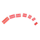 35PCS Dip Switch Kit 1 2 3 4 5 6 8 Way Toggle Switch Red Snap Switches Each  OZ