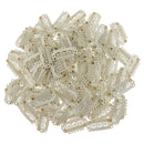 200pcs 28mm Metal Snap Clips for Hair Extensions Clip-on Wigs Weft Hairpiece