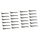 24 Pack Women Hairdressing Salon Sectioning Clamp Hair Clips Hairpins Grip Black