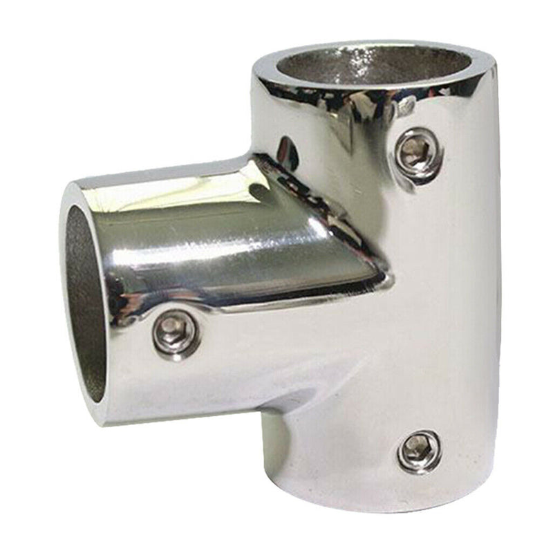 316 Stainless Steel Boats Handrail T/Tee Fitting - Heavry Duty 90 Degree Rail