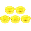 5 Pieces Cable Corder Clips Organizer Ties Management  Yellow