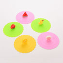 5x Anti-dust Cup Cover Coffee Mug Suction Seal Lid Silicone Airtight Noveltyã€HME