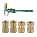 4pcs Quick Connect Coupler Adapter Pressure Washer Hose Connector M18x1.5mm /