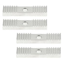 4pcs DIY GT2 Timing Belt Fixing Piece Tooth pitch 2mm Clamp Fixed Clip 9 *40mm