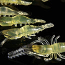20PCS Soft Shrimp Fishing Lure Baits for Bream Bass Flathead Whiting Snappe