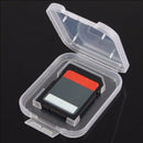 10x Transparent Standard SD SDHC Memory Card Case Holder Box Plastic Tack Supply
