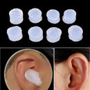 4x Soft Comfortable Sleep Noise Reducing Water Swimming Silicone Earplugs New