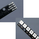 WS2812 5050 RGB LED Lamp Panel Module 5V 8-Bit Rainbow LED Precise for Arduino