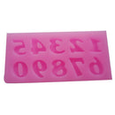 Silicone Numbers 0-9 Mold Chocolate Tray Fondant Cake Topper Birthday Candle  1X