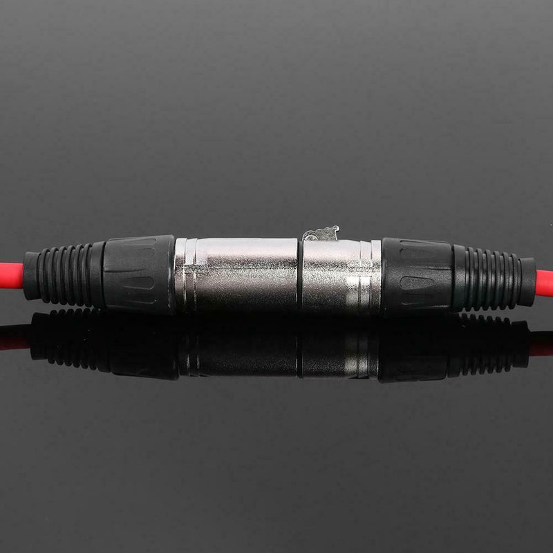 1m XLR 3Pin Cable Male to Female Shielded Microphone Wire Cord (Red) A