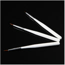 3pcs white nail art uv gel diy pen painting nail supplies salon manicure tool LJ