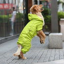 Large Dog Raincoat Hooded Golden Retriever Clothes Medium Big Dog Rain Coat