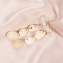 Creative Shell Dangle Ear Hook Elegant Women Long Drop Earrings Jewelry