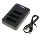 Triple Battery Charger Charging Cradle for Gopro Hero 5 6 7 Black Cameras