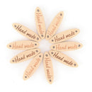 Mixed Painting With "Hand made" 2 Holes Sewing Wood Buttons Scrapbooking.ES