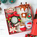 Poked Bag Christmas Elk Craft Set Felt Material Wool Package Box Needle 5671