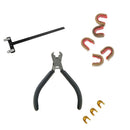 Hunting Bow Nocking Points Buckle Pliers + Copper Nocks Set + T Bow Square