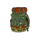 Camouflage Travel Backpack Brooches Badge Jacket Lapel Shirts Enamel Pins
