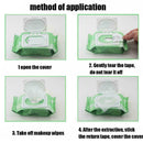 120Pcs Aloe Cleansing Facial Face Wipes Makeup Remover Hot Z3W8