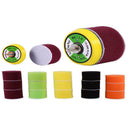 16Pcs 2" Car Round Flat Sponge Waxing Polishing Pad Buffing Polisher Set 2019