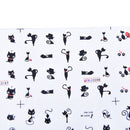Nail Art Stickers Cat Kitten UV Gel Polish Tips DIY Manicure Decals ME