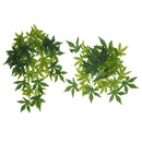 2Pcs Reptile Terrarium Ivy Vines Vivarium Ornament Artificial Leaves Plant Decor