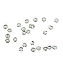 25 x 8MM Flower Rhinestone Rondelle Round Bead Spacer HOT