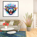 5D DIY Full Drill Diamond Painting Colorful Tiger Cross Stitch Embroidery