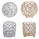 4x Crystal Bling Candle Holder Wedding Centerpieces Candlesticks Table Decor