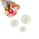 3pcs Leaf Cookie Plunger Cutter Fondant Sugarcraft Mold Cake Decorating Tool TE