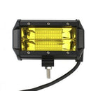 5'' Inch 72W LED Work Light Bar Flood Driving Fog Lamp Truck Boat Offroad Yell.