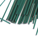 50pcs 30cm*2mm Flowers Stem Dark Green Wire artificial Fower Head Access  OZ