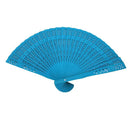 Bamboo Fan Patterned Dragonfly Ajoure Pocket Fan Gift Decoration (I)