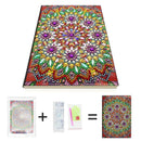DIY Mandala Special Shaped Diamond Painting 50 Sheets A5 Office Notebook