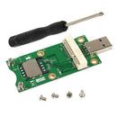 Mini PCI-E to USB Adapter Card With SIM Memory card Slot for 4G/3G modules
