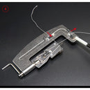 Semi Automatic Fishing Hook Line Tier Tie Binding Device Tool Stainless Steel