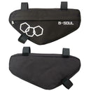 Waterproof Mountain Bike Triangle Bag Bicycle Frame Front Tube Bags (Black)