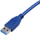 12 Blue USB 3.0 Osmini 10 Pin Male Meter / Meter Extension Cable Connector