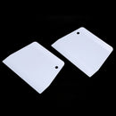 Hard Plastic Pizza Dough Pastry Cake Cutter Scraper 2 Pcs N5Q8