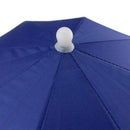2PCS Umbrella Hat Headwear for Outdoor Fishing Gardening Beach (Royal Blue)