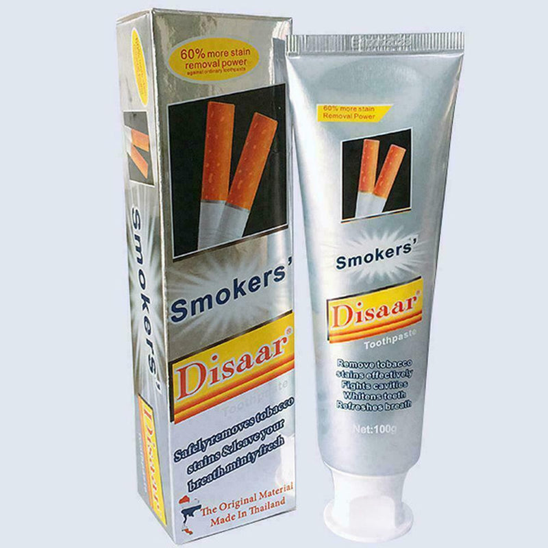 Smoke Stains Toothpaste Odor Removal Oral Problem After Cigateres 100g New S4C7