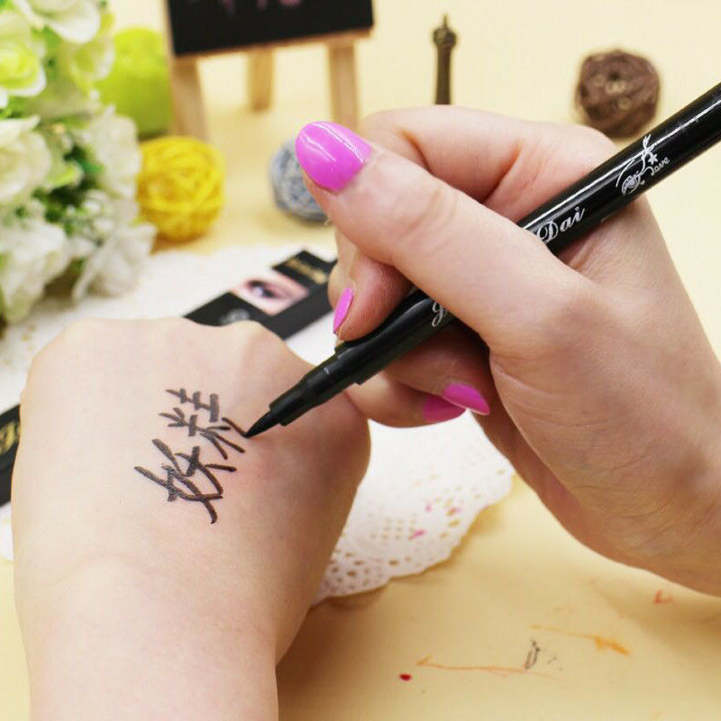 Black Liquid Eyeliner Waterproof Eye Liner Pen Pencil Makeup Beauty Cosmetics