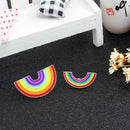 Fashion Rainbow Colorful Enamel Pins Metal Brooches For Women Cartoon CreatiA4A8
